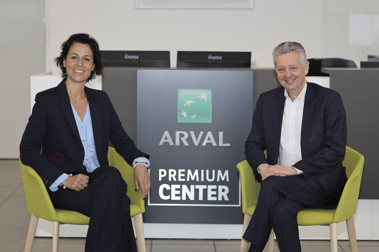 Laetitia Hanin, Gérante d'AutoTech33 - Bertrand Gousset, Directeur Global Operations d'Arval France