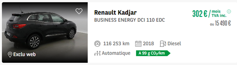 Fiche Renault Kadjar