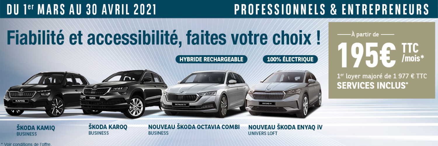 Offres LLD Skoda