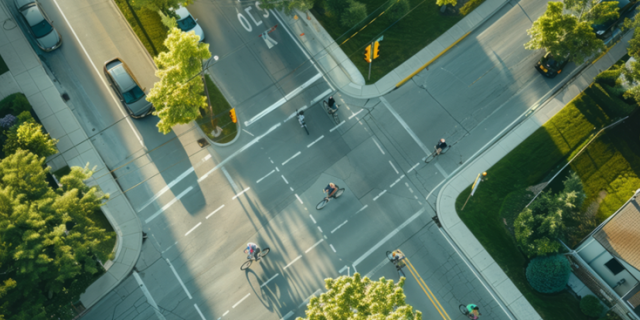 visuel croisement de route