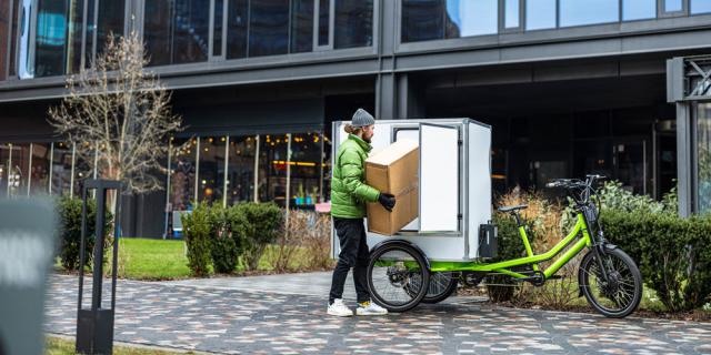 visuel d'un vélo cargo
