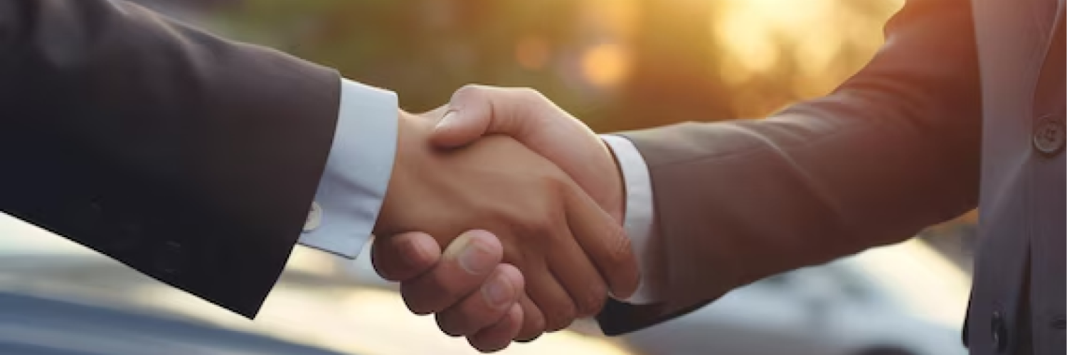 Shaking hands