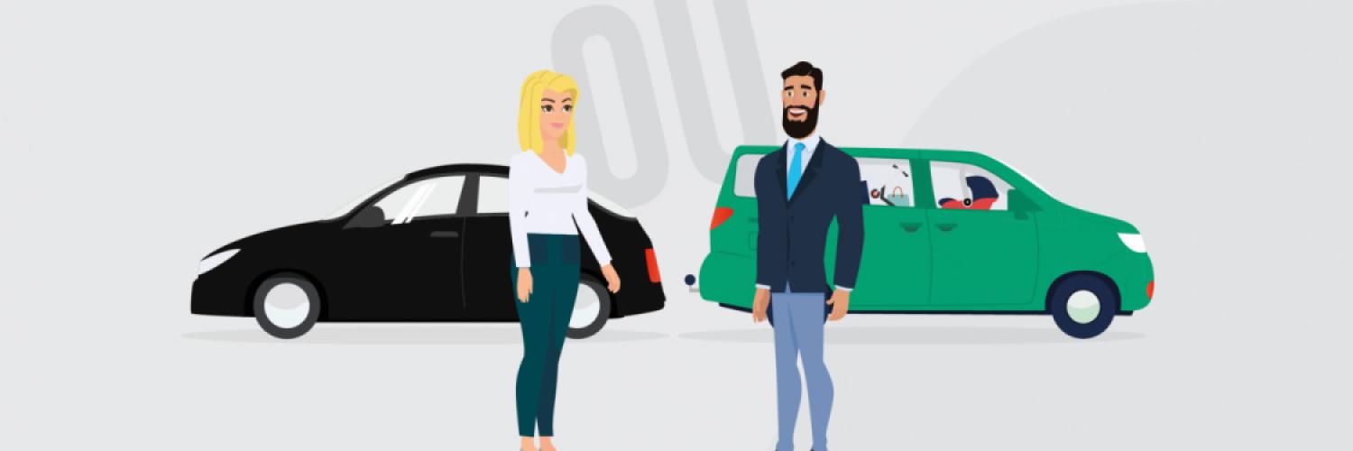 visuel homme et femme dessinés