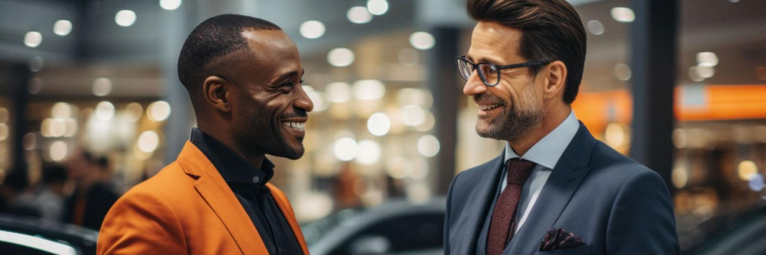 visuel homme souriant