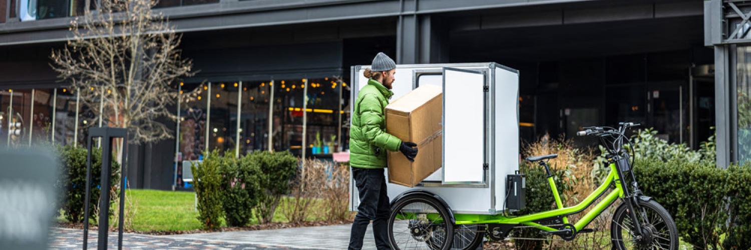 visuel d'un vélo cargo