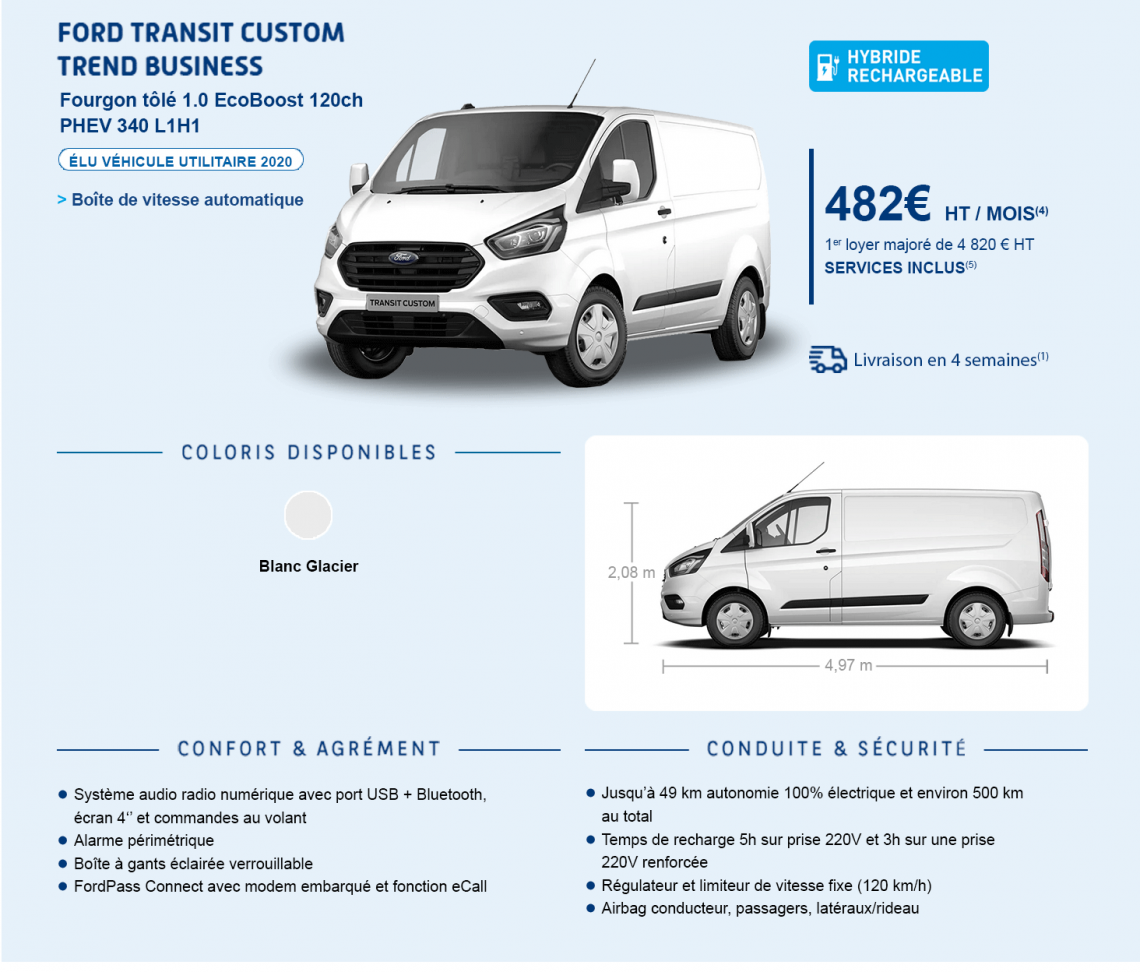 Offre LLD Ford Transit